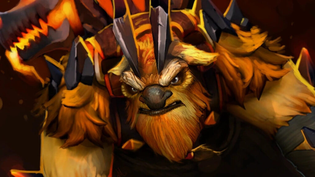 Cover art for Earthshaker in Dota 2.
