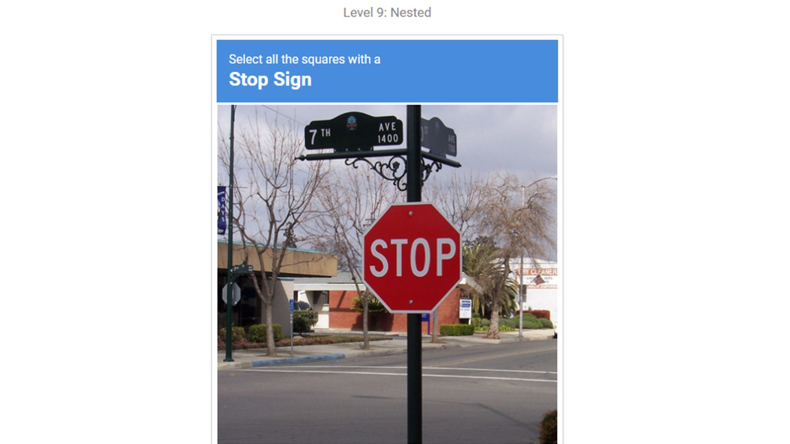 Screenshot of the Nested puzzle in I'm Not a Robot.