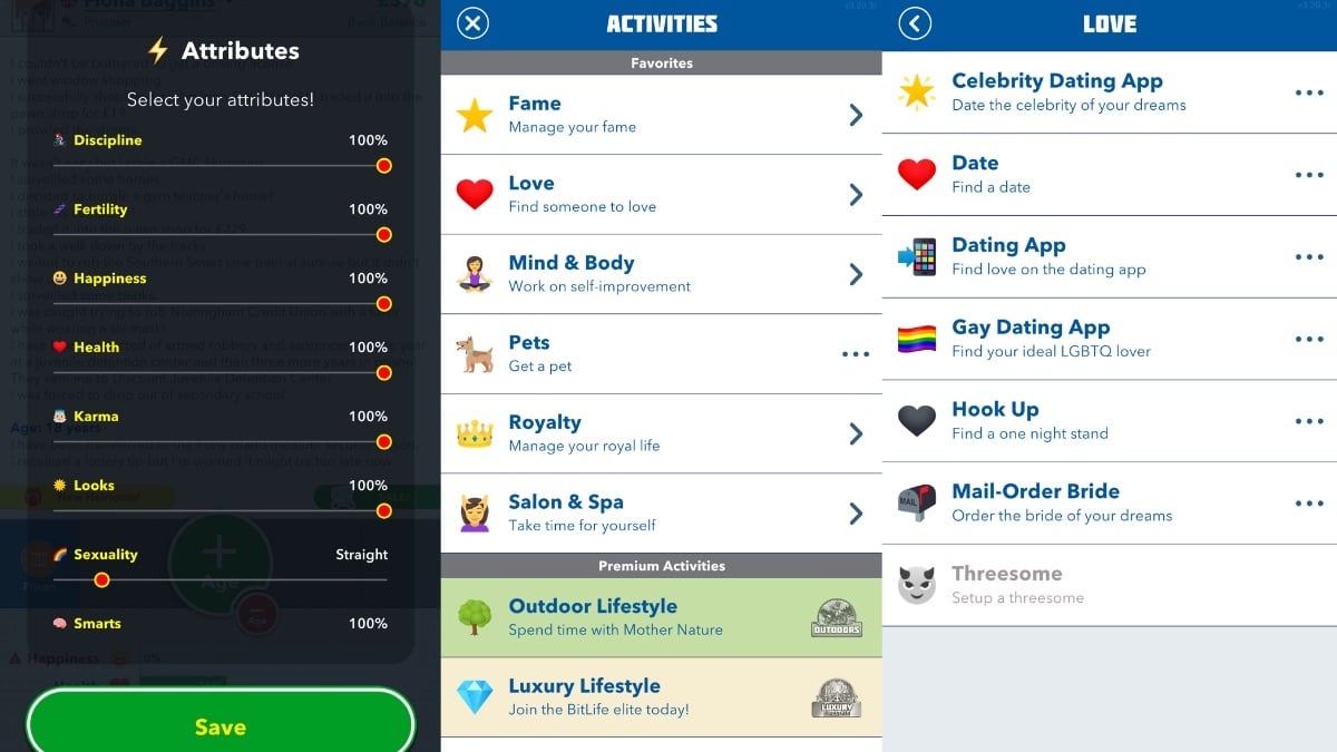 one night stand in bitlife