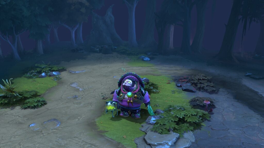 Screenshot of Pudge in Dota 2.