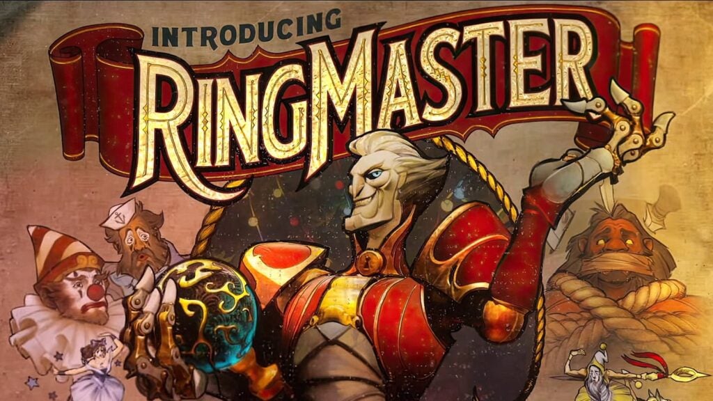 cover art for Ringmaster's release announcement in Dota 2 at TI 2023.