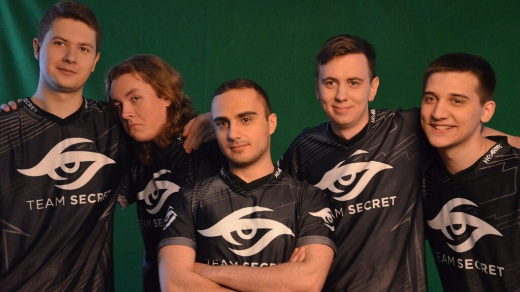 photo of Team Secret's TI5 Dota 2 roster.