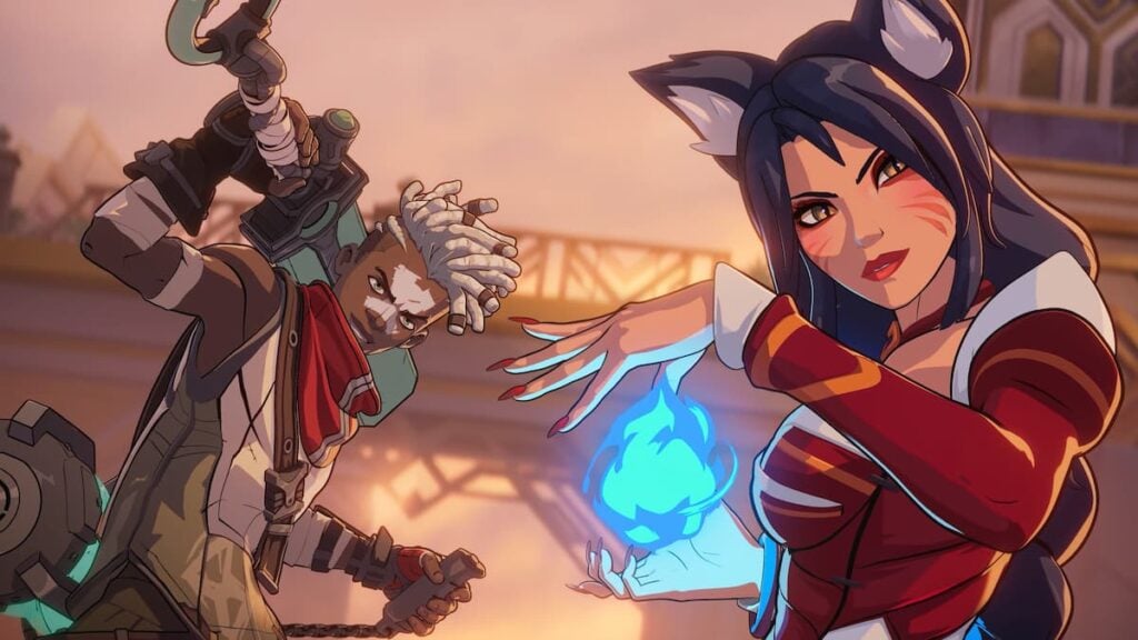 Ahri and Ekko from 2XKO cinematic trailer