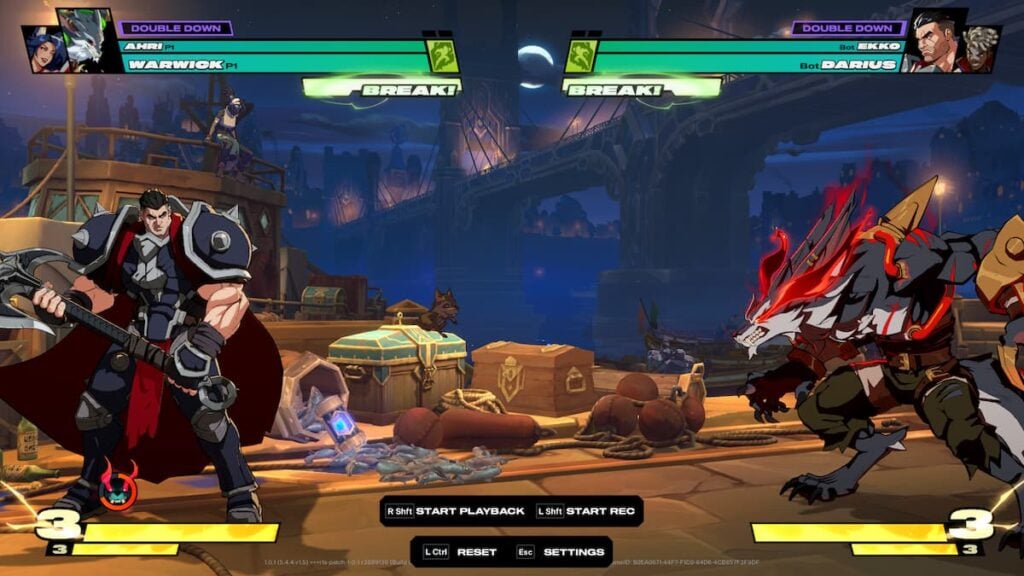 Warwick vs Darius in 2XKO