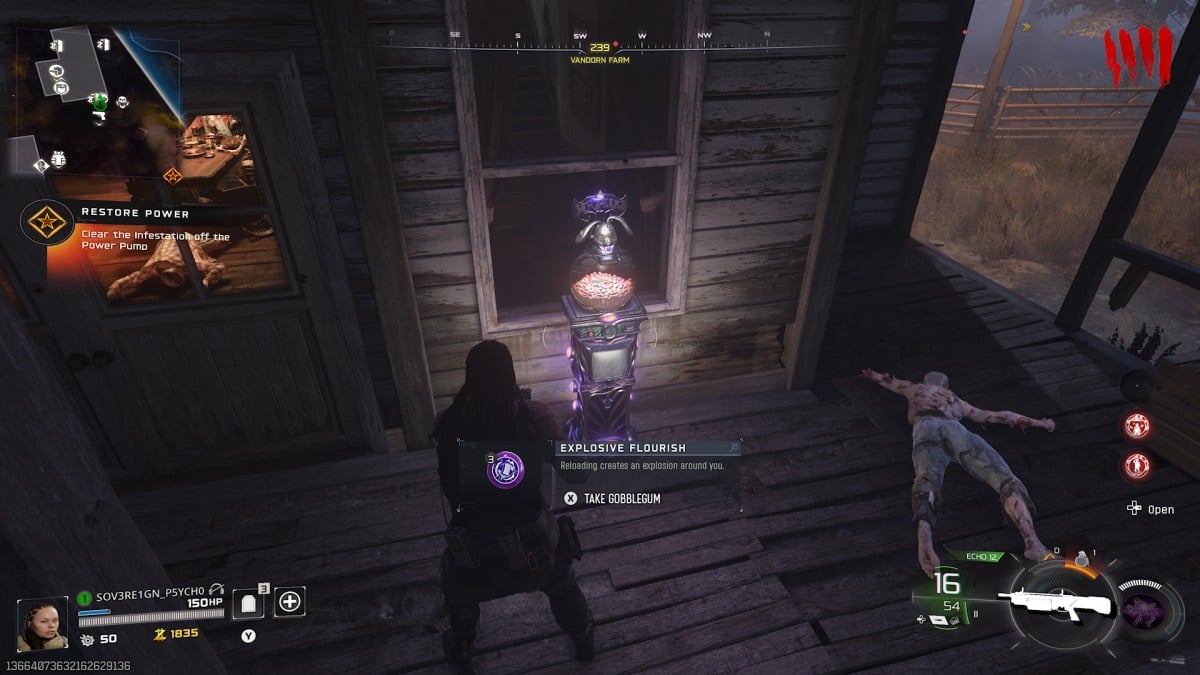 Call of Duty Black Ops 7 Zombies Gobblegum Machines gameplay