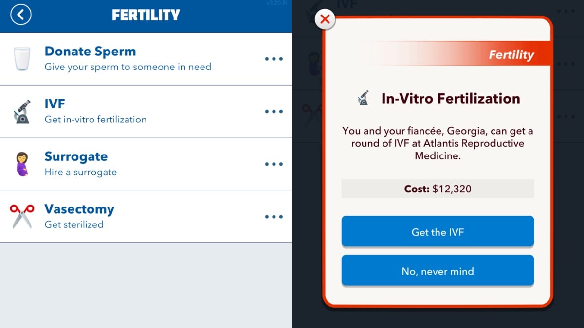 IVF in Bitlife