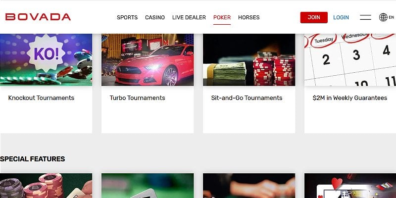 Bovada Casino USA - Poker