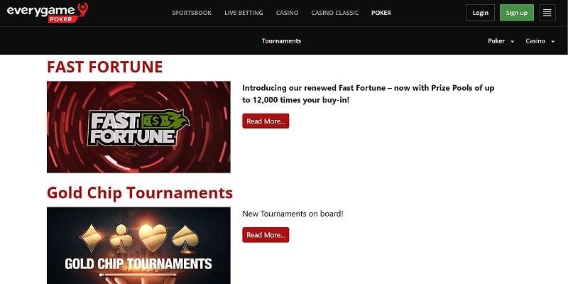 EveryGame Casino USA - Poker