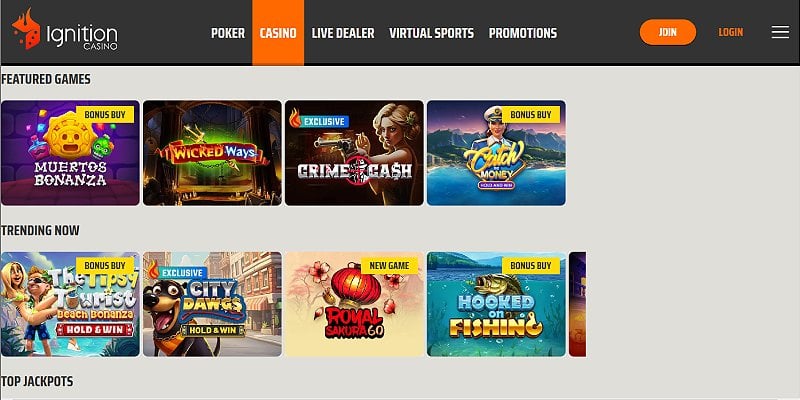 Explore Ignition Casino