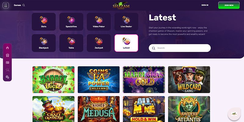 Shazam Casino USA