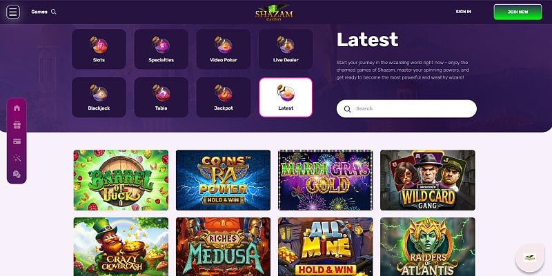 Shazam Casino USA