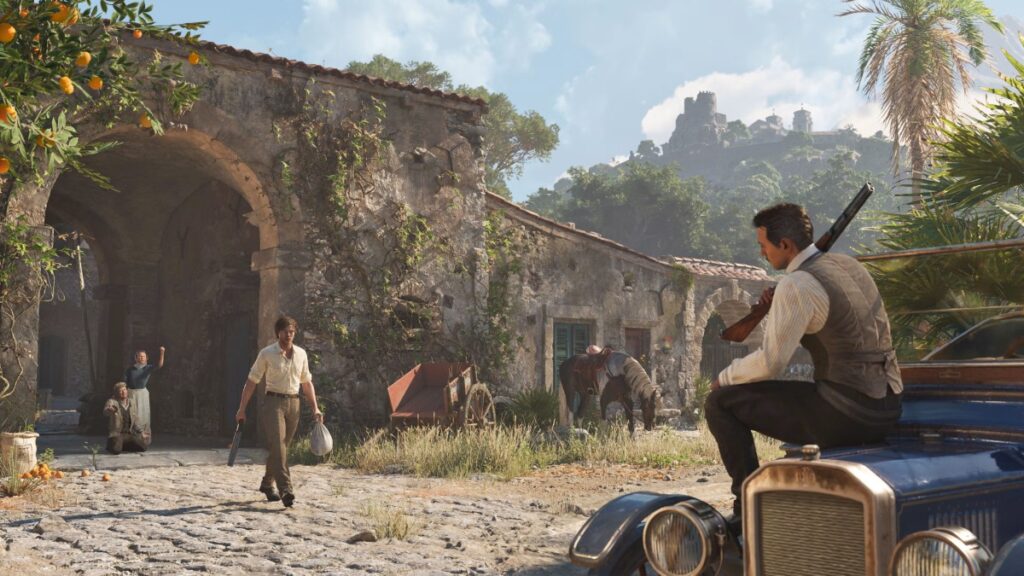 a cutscene in Mafia: The Old Country