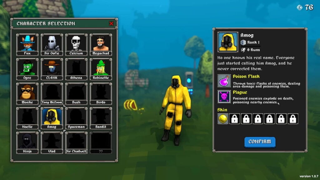 Picture showing Amog in Megabonk.