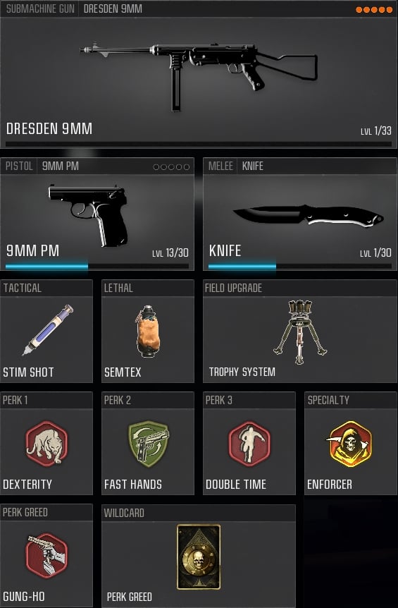 Dresden 9mm loadout in BO6