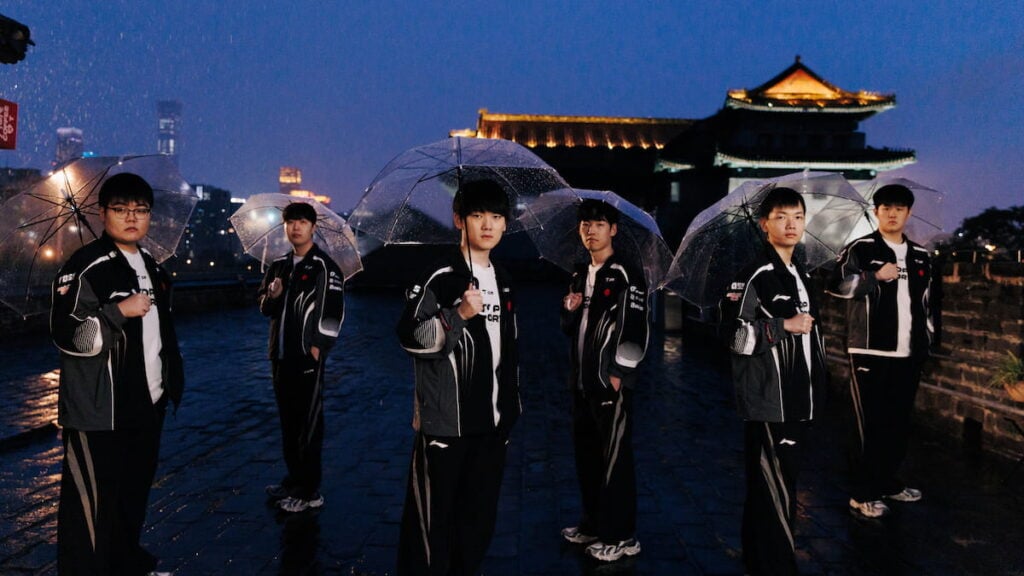 Top Esports at the League of Legends Worlds 2025 Broadcast Day on October 11, 2025 in Beijing, China.