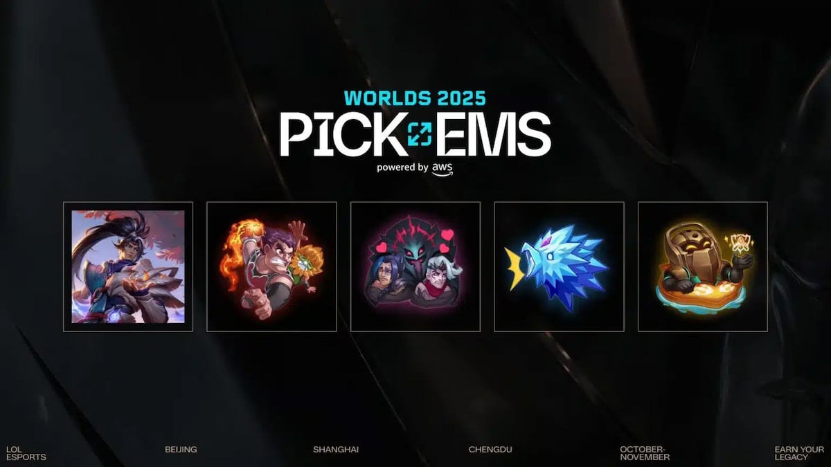 Picture showing Worlds 2025 Pick'Em cover.