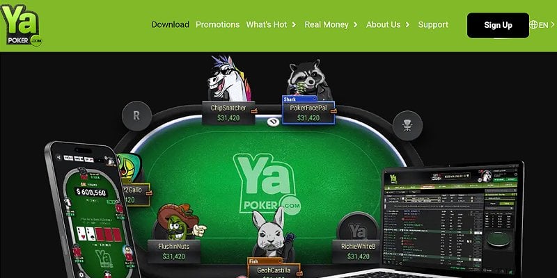 YaPoker Casino US - Poker