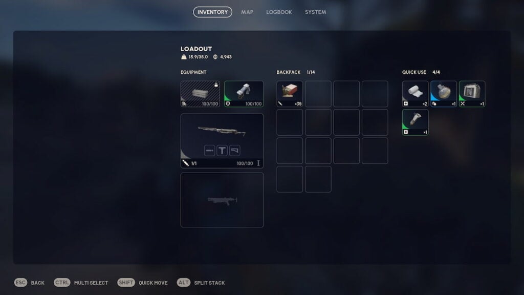 Free loadout inventory in ARC Raiders