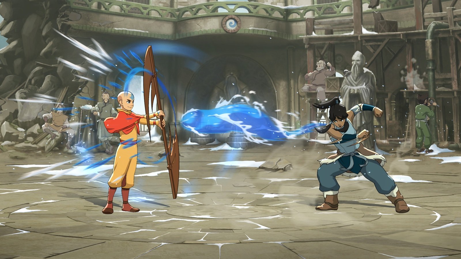 Screenshot from Avatar Legends: The Fighting Game.