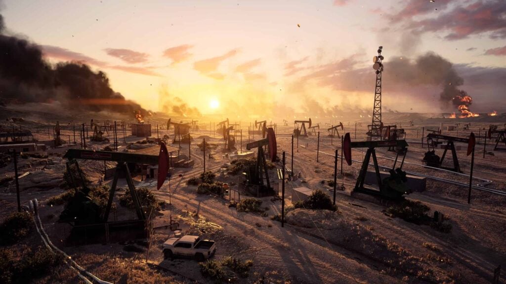 Vista previa del mapa de Blackwell Fields en Battlefield 6 Temporada 1