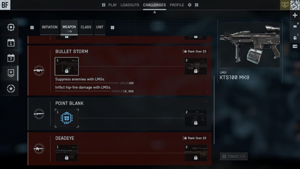 Bullet Storm challenges in Battlefield 6