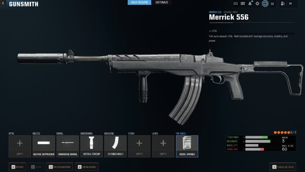 best Merrick 556 build in Warzone