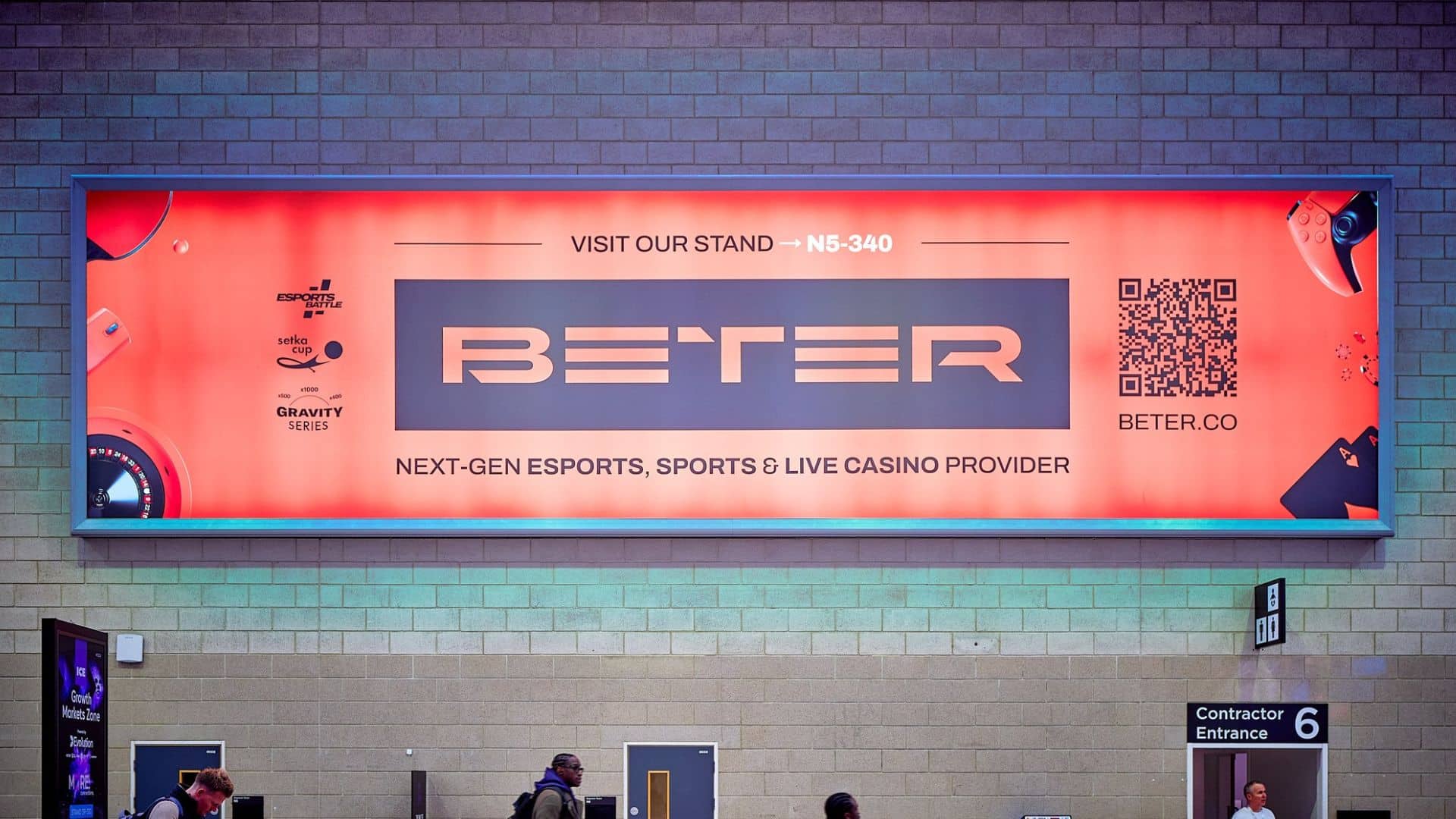 BETER brand name displayed at ICE London 2024