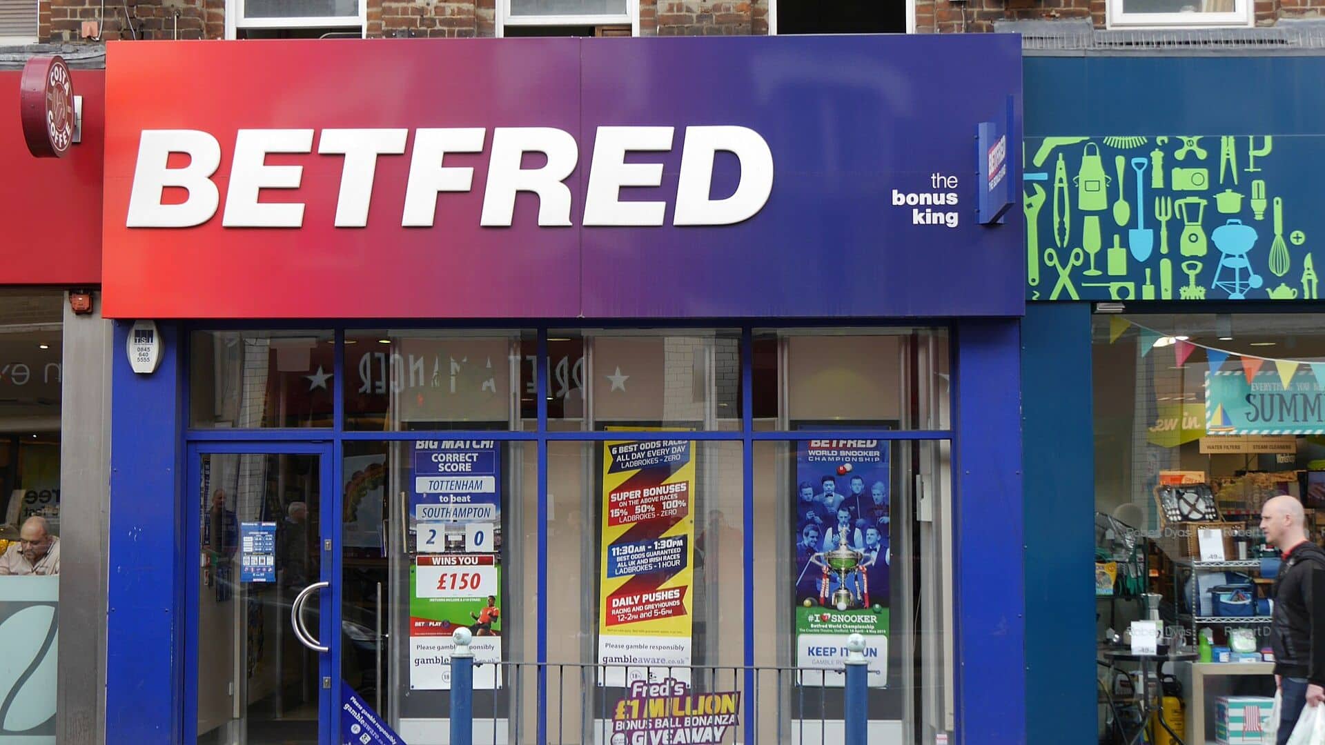Betfred retail store in London