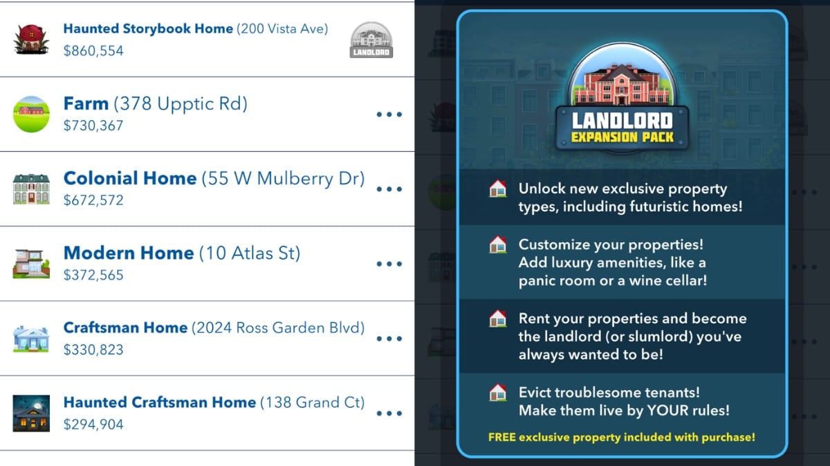 Bitlife compra un libro de cuentos embrujado y alquiler