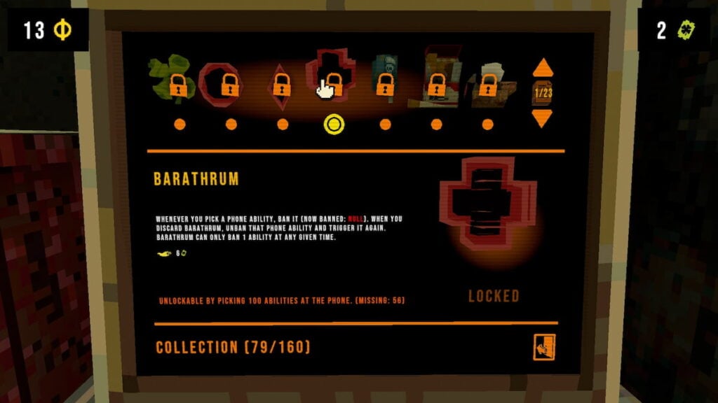 CloverPit Barathrum charm