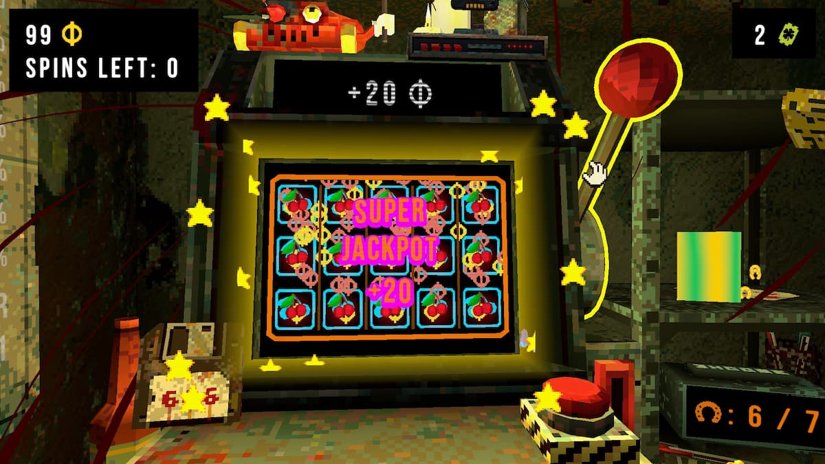 Pantalla de Jackpot de Super Cloverpit
