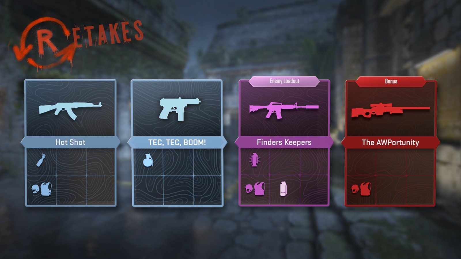 Cover art for the Re-Retake update in CS2.