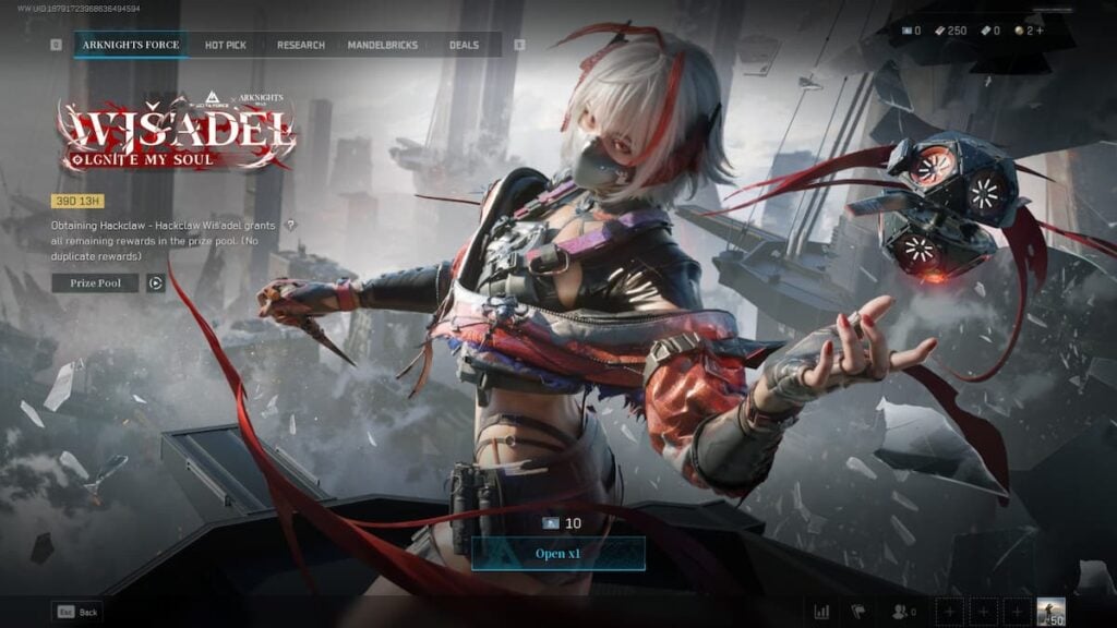 Hackclaw Arknights Collaboration Skin in Delta Force