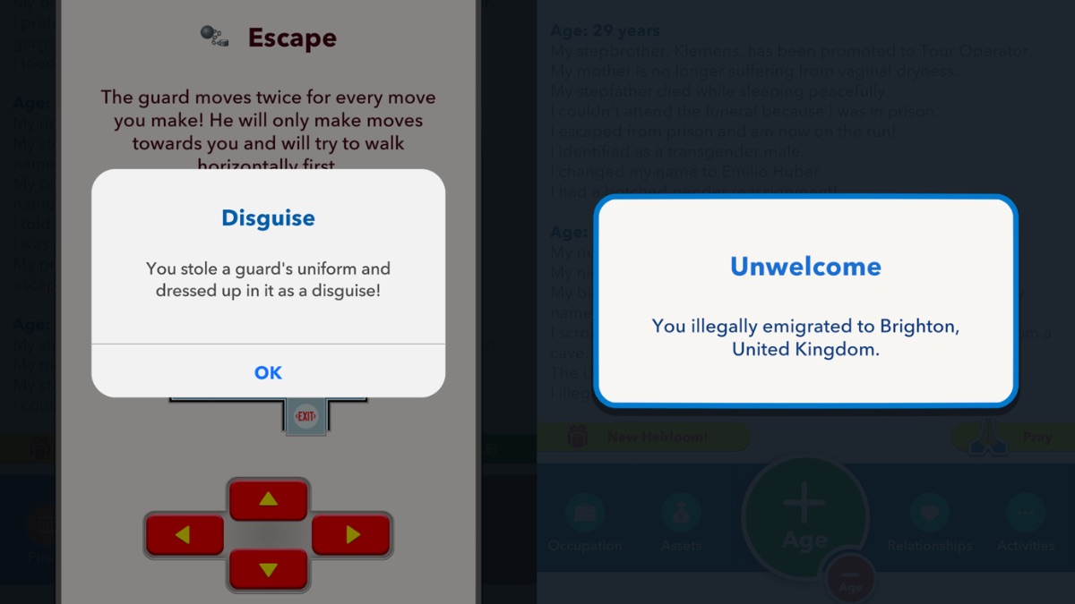 escape and emigrate