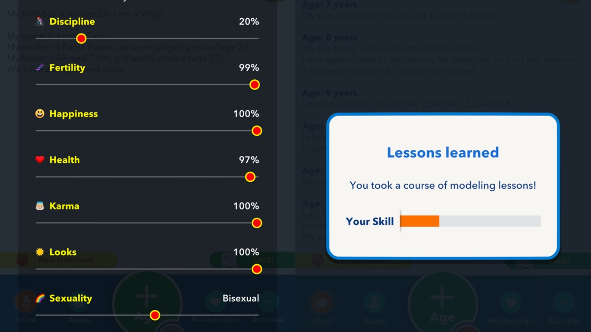 model attributes and modellng lessons