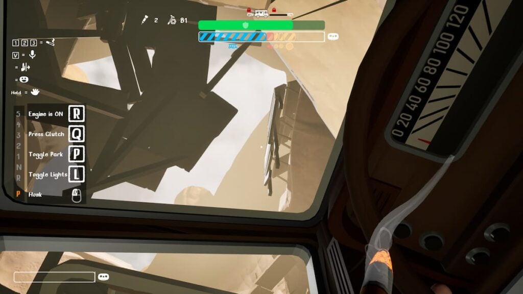 RV hanging from the cliff in RV There Yet?