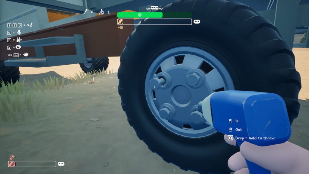 Power Drill repairing tires in RV There Yet?