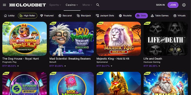 CloudBet Casino CA
