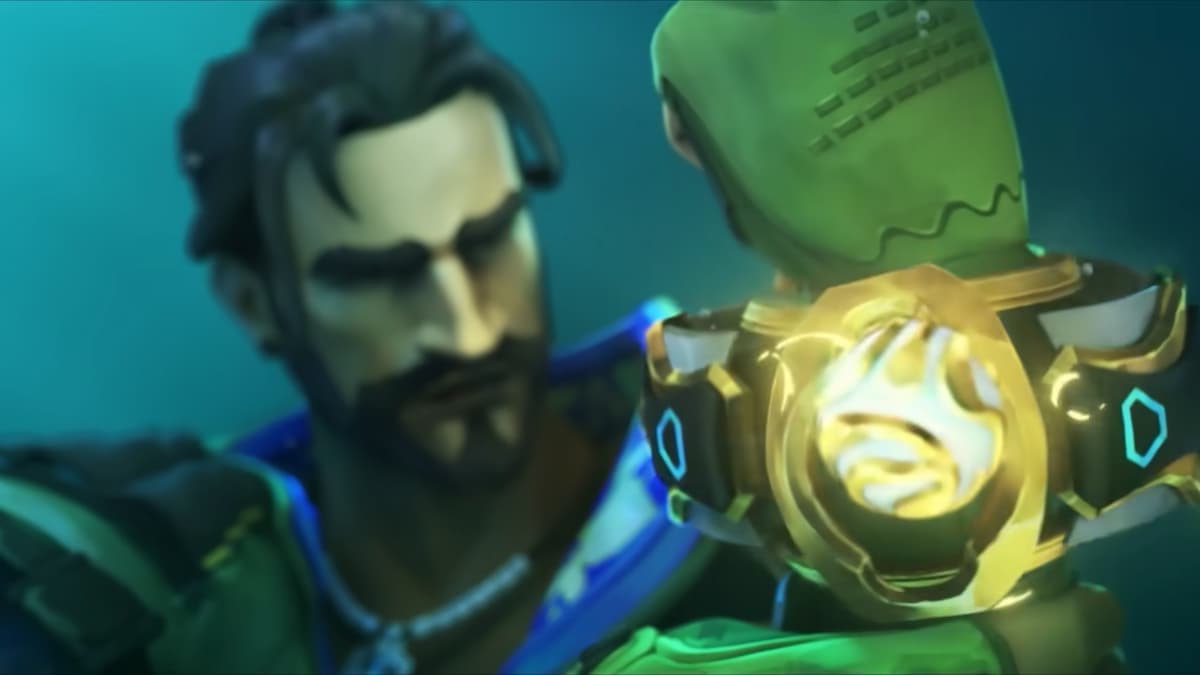 Harbor with his artifact in VALORANT