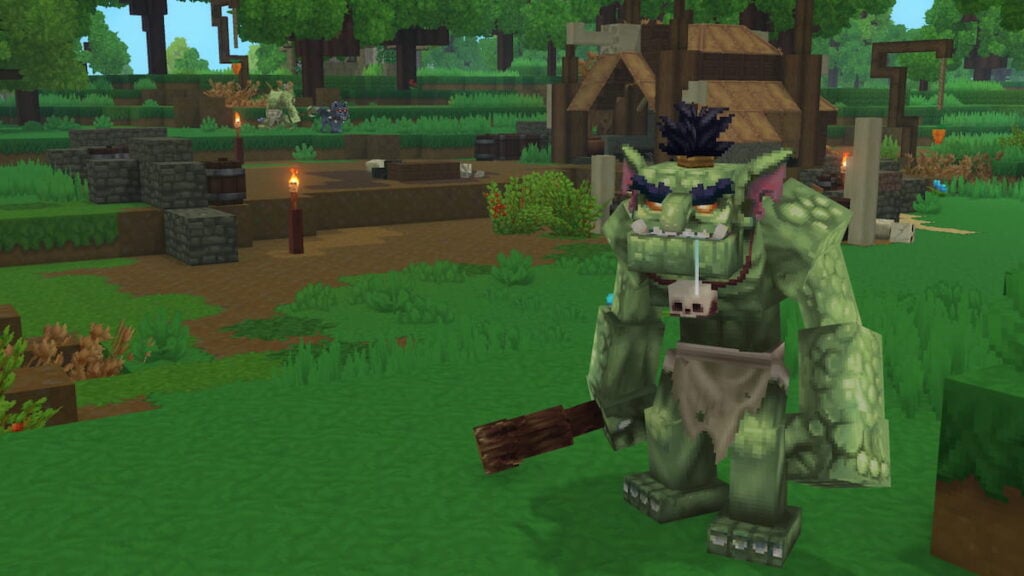 Picture showing a goblin in Hytale.