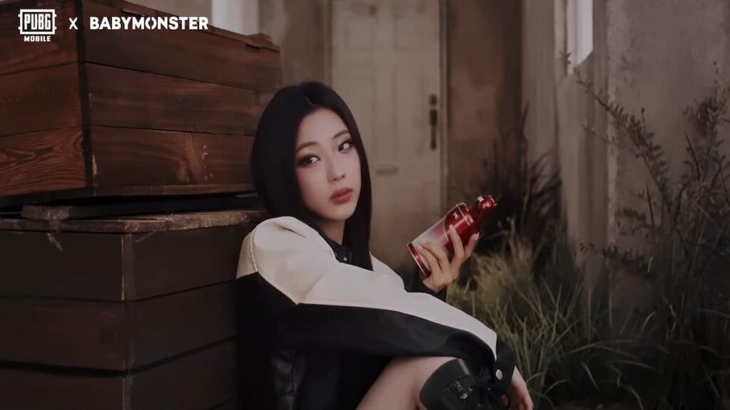 RUKA of BABYMONSTER in a PUBG Mobile trailer