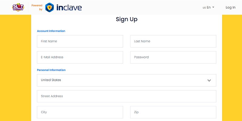 Slot Madness Casino Signup