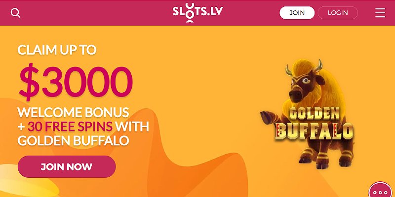 Slots.lv Welcome Bonus
