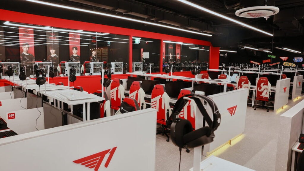 Picture showing T1 Base Camp in South Korea.