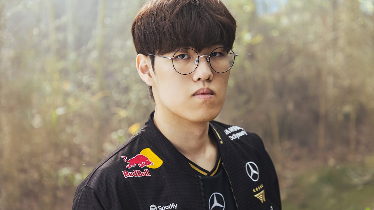 Oner of T1 at League of Legends Worlds 2025 Semifinal Features on October 27, 2025 in Shanghai, China.
