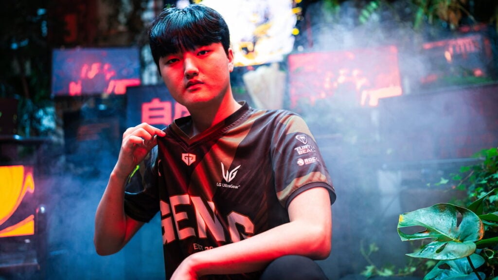 Kim "Peyz" Su-hwan of Gen.G Esports during MSI Bracket features day in Chengdu, China on May 04, 2024.