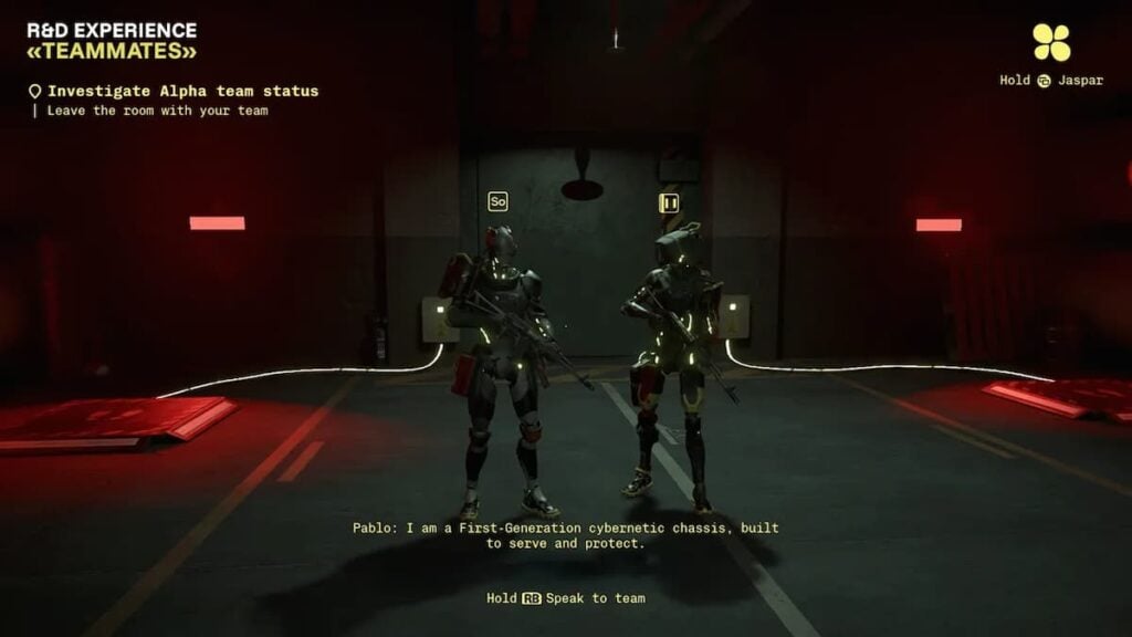 Teammates by Ubisoft: Pablo and Sofia introductory phase