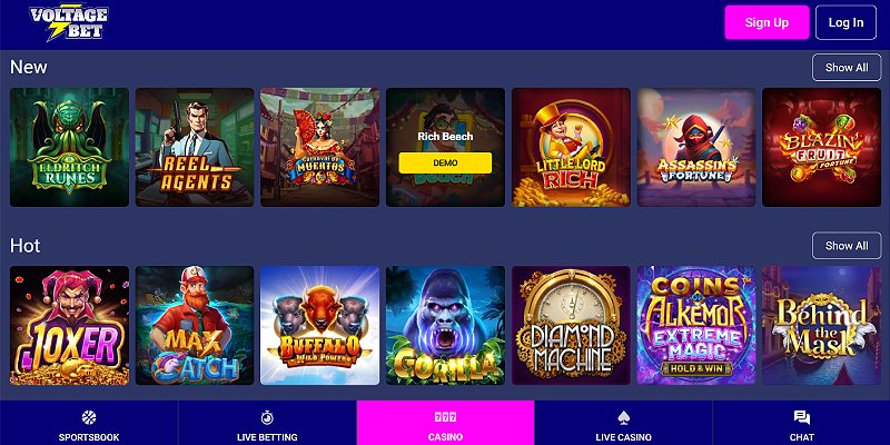 VoltageBet Casino US