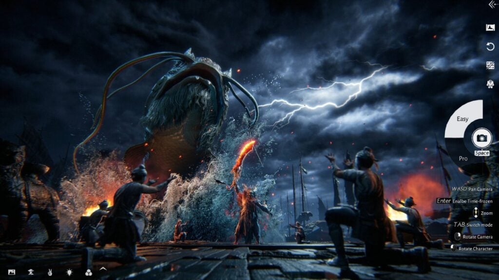 a monster in Where Winds Meet