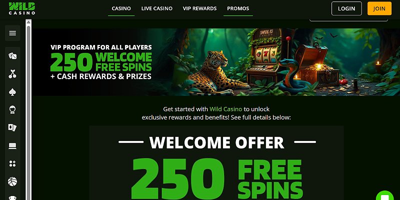 Wild Casino Welcome Bonus